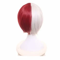 Varmebestandig syntetisk paryk til anime-fans Cosplay Todoroki Shoto--,CJY