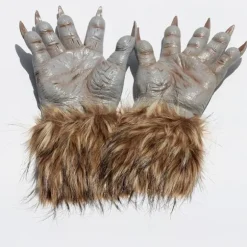 Varulv Håndkostume Handsker - Hårede Ulvekløer Hånd Poter Monster