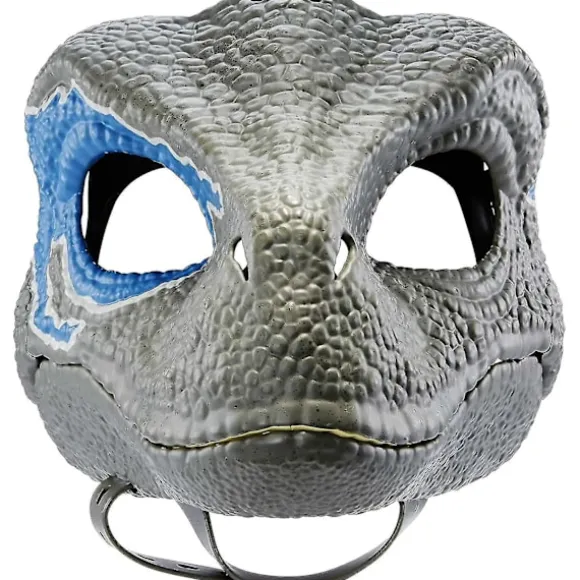 Velociraptor Blue Maske, Multifarvet (grå) (1 stk.)