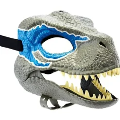 Velociraptor Blue Maske, Multifarvet (grå) (1 stk.)