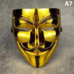 Vendetta Hacker Mask Anonym julefestgave til voksen K A7 one size