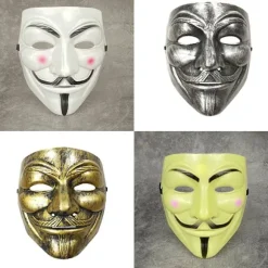 Vendetta Hacker Mask Anonym julefestgave til voksen K A7 one size