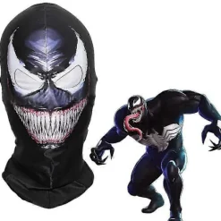 Venom Helmaske Maskerade Udklædning Hovedbeklædning Halloween Fest Cosplay Kostume Rekvisit