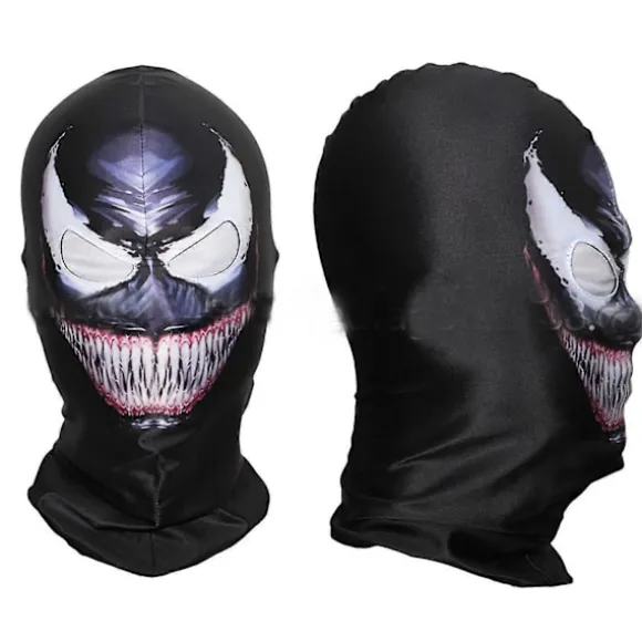 Venom Helmaske Maskerade Udklædning Hovedbeklædning Halloween Fest Cosplay Kostume Rekvisit