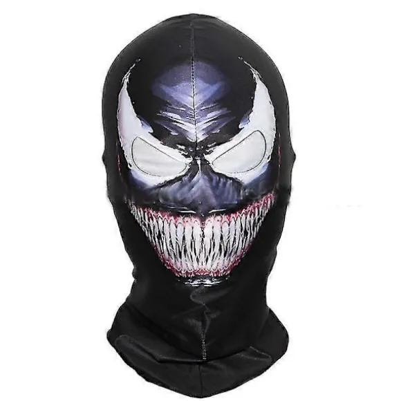 Venom Helmaske Maskerade Udklædning Hovedbeklædning Halloween Fest Cosplay Kostume Rekvisit