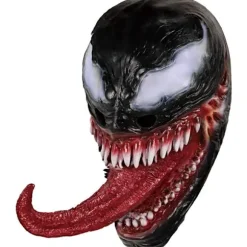 Venom Maske Latex Maske Cosplay Lang Tunge Cosplay Julefilm-FF-