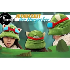 Vention Teemo League Of Legends Lol Hat - Perfekt til udklædning, karneval og cosplay - Kostume En
