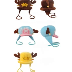Vinterplysj varm hue Sød tegneserie Tony Tony Chopper form julegaver til kvinder pige