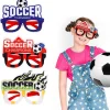 VM Sportsbolde Briller Fodboldfestartikler Fodbold Basketball Volleyball Sjove Briller Fest Jubel Fodbold VM Fanartikler Festbriller
