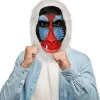 Voksen Dyre Bavian Hovedmaske, Halloween Jungle Chimpans Gorilla Abe Helhoved Latex Maske Rekvisitter Til Kostumefest Cosplay-XS