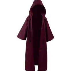 Voksen Halloween Kostume Hætteklædt Kappe Rollespilskappe Hættejakke Rød red M