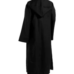 Voksen Halloween Kostume Hættetrøjer Robe Cosplay Kapper Hættekjole V black M