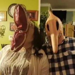 Voksen klassisk gavemaske Halloween kostumefesttilbehør A