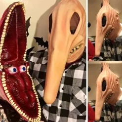 Voksen klassisk gavemaske Halloween kostumefesttilbehør A