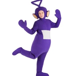 Voksen Teletubbies-kostume til cosplay-karnevalfesttøj EN STØRRELSE (168-175 cm) purple