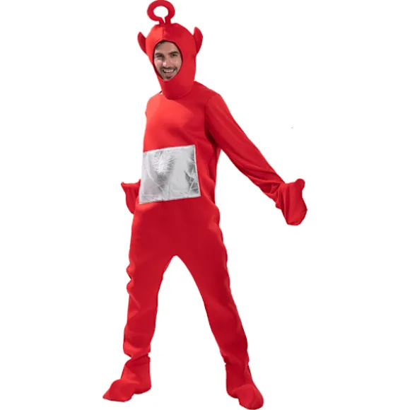 Voksen Teletubbies-kostume til cosplay-karnevalfesttøj EN STØRRELSE (168-175 cm) purple