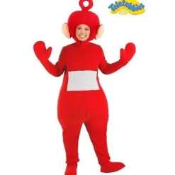 2024-voksen Tinky Winky Teletubbies-kostume til Halloween Cosplay Carnivail-festtøj til mænd og kvinder S