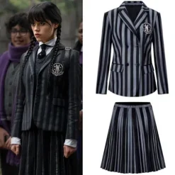 Wednesday Addams Nevermore Academy Cosplay Handsker - Sort Håndbeklædning[JSR] Only Hand One Size