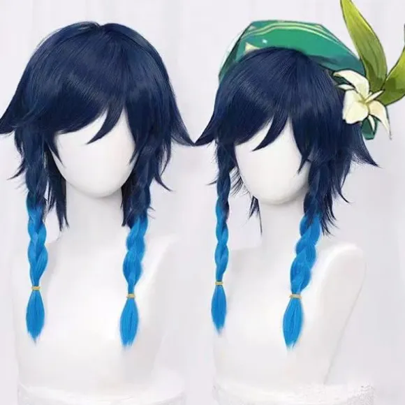 Wendy cos paryk original gud-serie anime spil gradient farvning omvendt fletning anime cosplay paryk