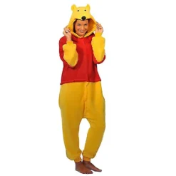 Winnie the Pooh Figurer Unisex Onesie Udklædning Hættetrøjer Pyjamas en Winnie the poor Winnie the poor S(150CM-160CM)