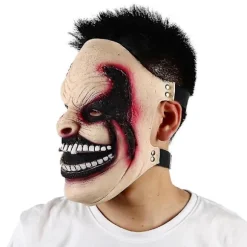 Wwe Fiend Maske Halloween Karneval Fest Cosplay Scary Demon Play Kostume Props Djævel Latex Masker Justerbar Elastisk