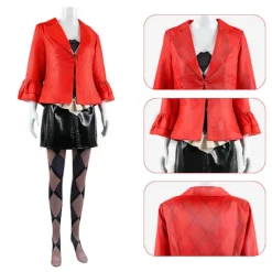 Xbi - Halloween Joker 2 film cosplay kostume Harley Quinn cosplay kostume XXXL_yux XXXL