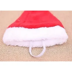 Zmmyuluo Kæledyrs julehuer 4 stk. katte nissehuer 14 cm x 20 cm kæledyrshuer hund kat kæledyr nissehuer til kat hvalp hund, røde julehuer, (HF-TD)CJY White Red | Fyndiq